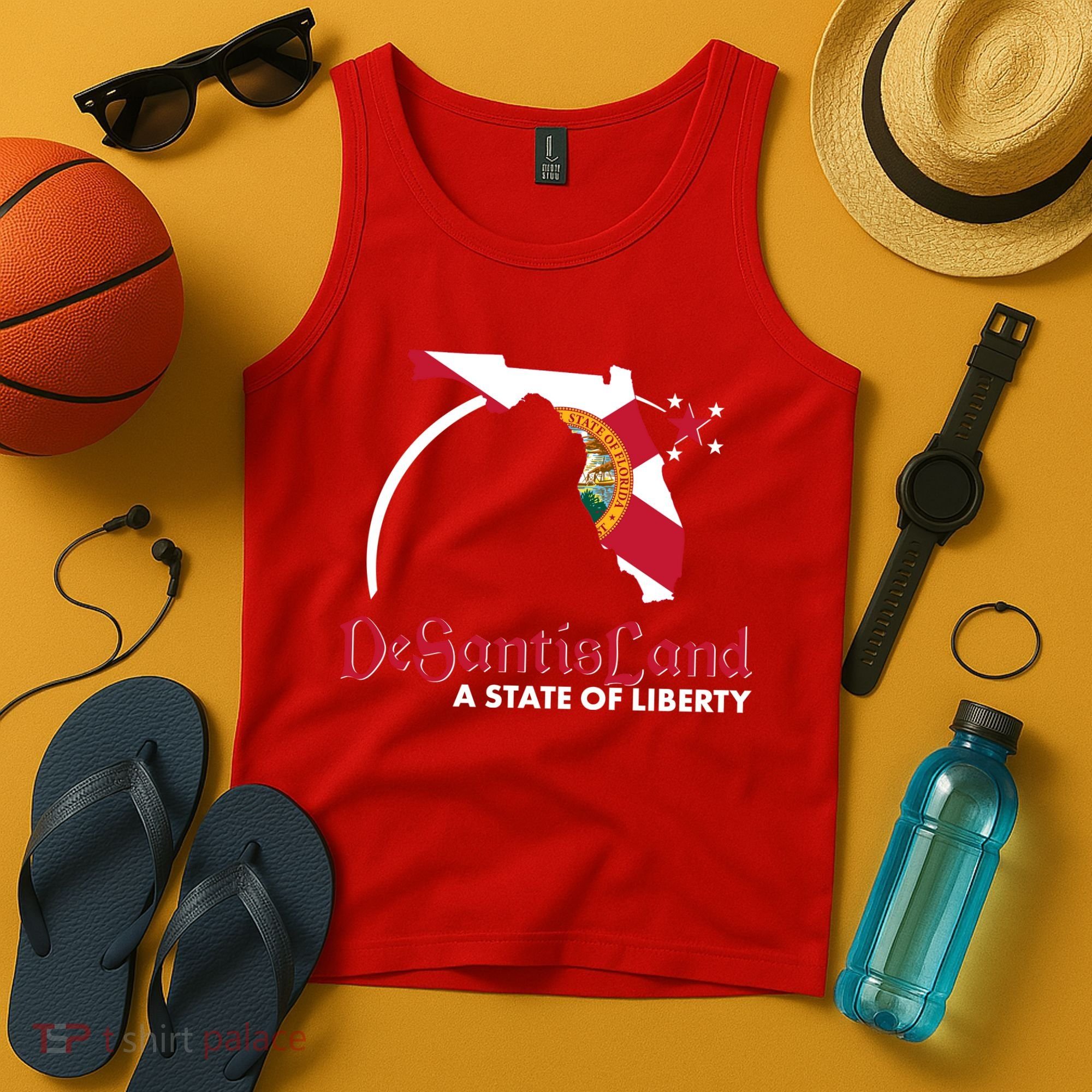 Florida State DeSantisLand A State Of Liberty Tank Top