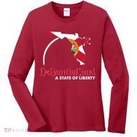 Florida State DeSantisLand A State Of Liberty Women's Long Sleeve Shirt thumb 0