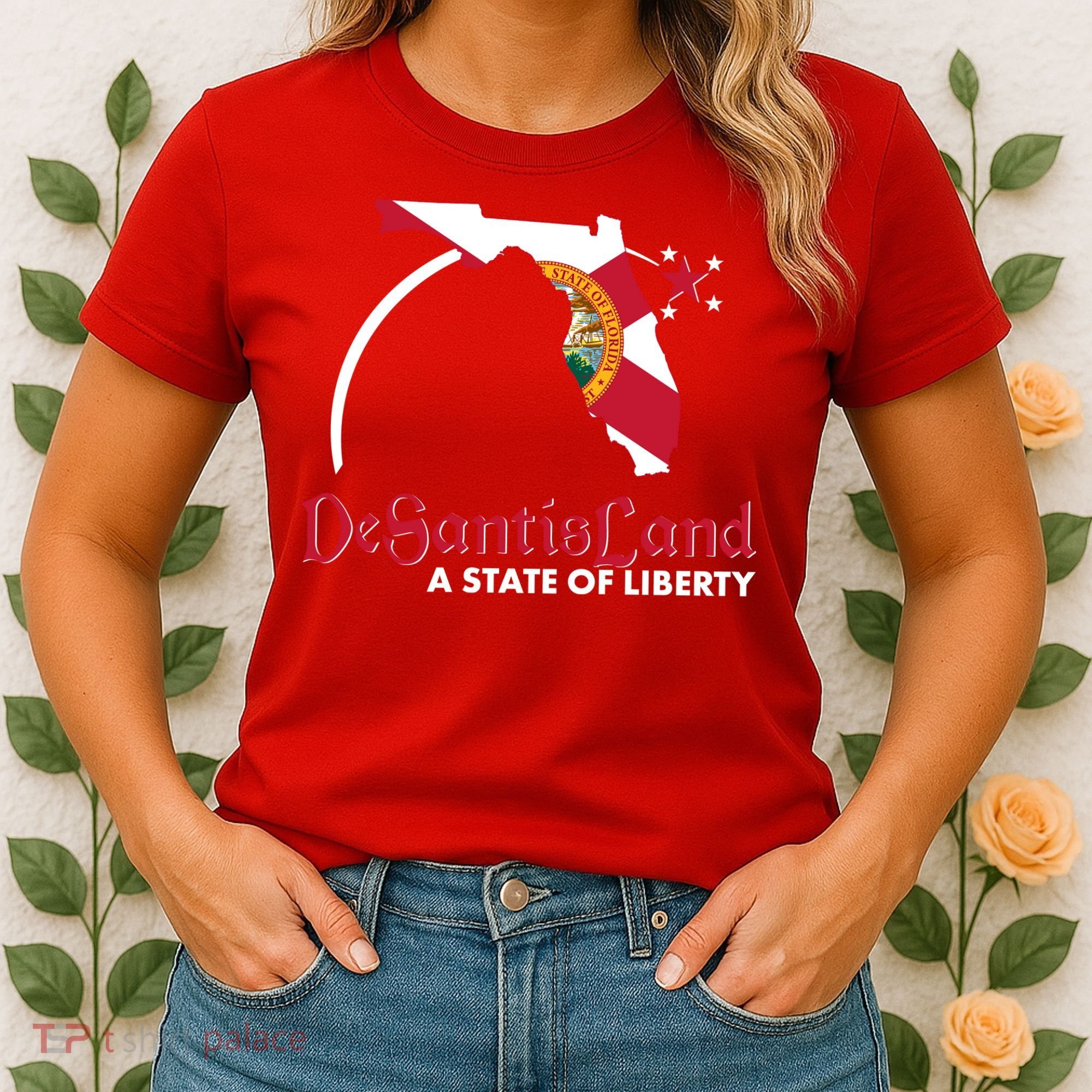 Florida State DeSantisLand A State Of Liberty Women's T-Shirt