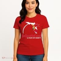 Florida State DeSantisLand A State Of Liberty Women's T-Shirt thumb 4