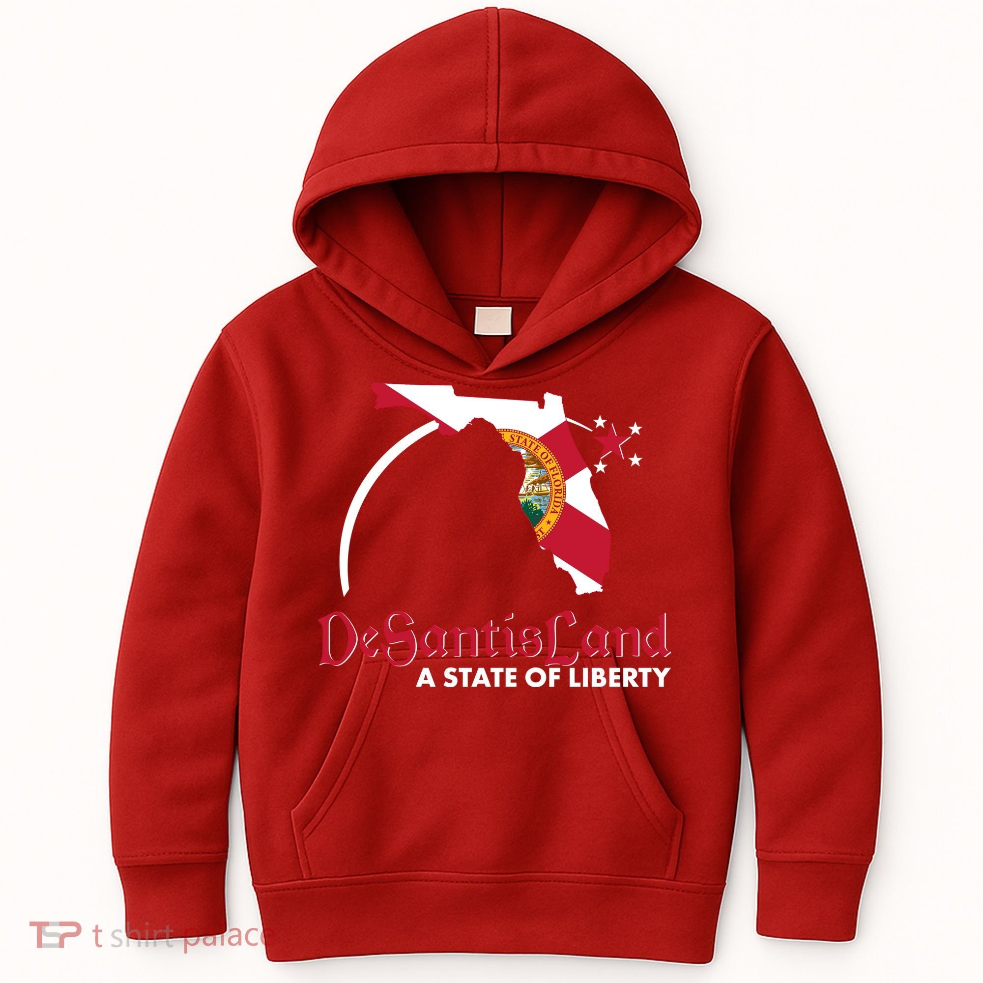 Florida State DeSantisLand A State Of Liberty Kids Hoodie