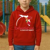 Florida State DeSantisLand A State Of Liberty Kids Hoodie thumb 2