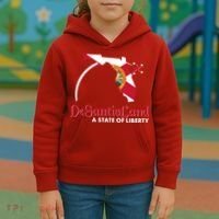 Florida State DeSantisLand A State Of Liberty Kids Hoodie thumb 3