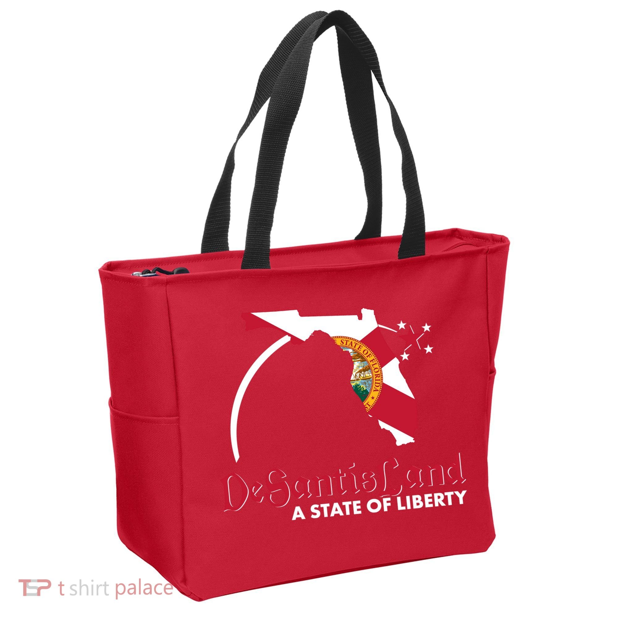 Florida State DeSantisLand A State Of Liberty Tote Bag