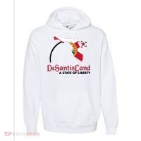 Florida State DeSantisLand A State Of Liberty Comfort Colors Garment-Dyed Hooded Sweatshirt thumb 0