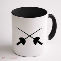 Fencing Saber Epee Fence Gift Coffee Mug thumb 1
