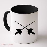 Fencing Saber Epee Fence Gift Coffee Mug thumb 0
