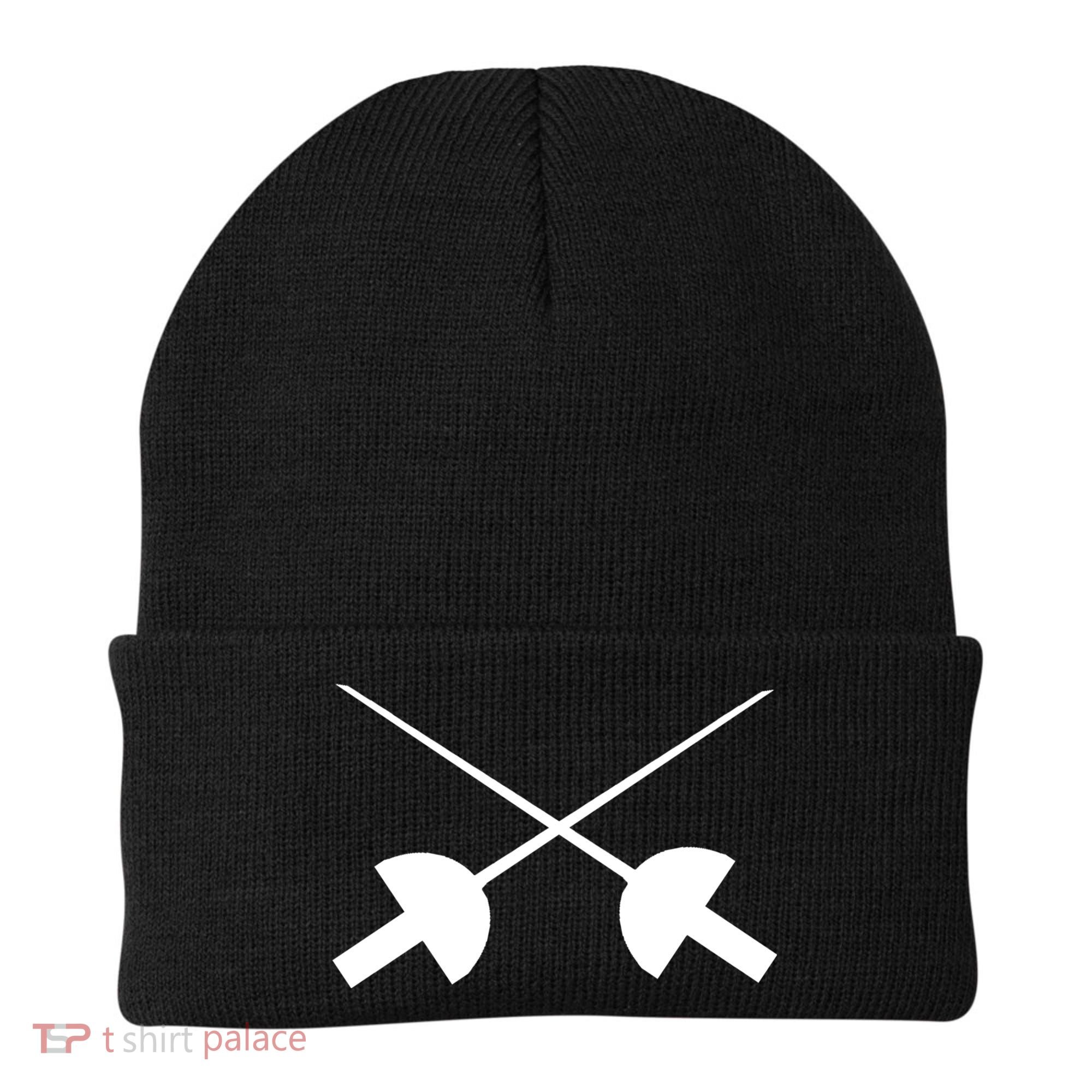 Fencing Saber Epee Fence Gift Beanie