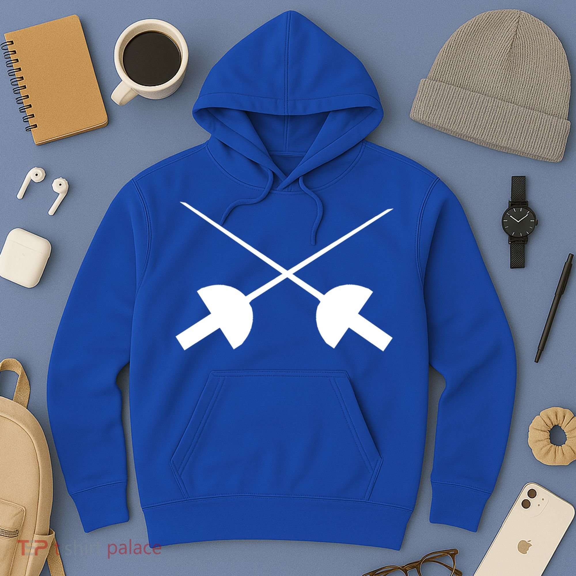 Fencing Saber Epee Fence Gift Hoodie