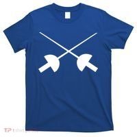 Fencing Saber Epee Fence Gift T-Shirt thumb 0