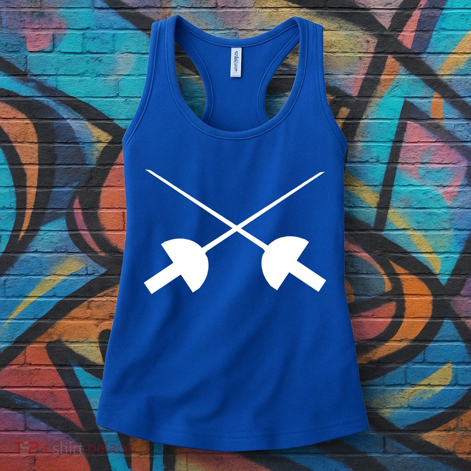 Fencing Saber Epee Fence Gift Women's Tank Top