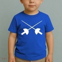 Fencing Saber Epee Fence Gift Toddler T-Shirt thumb 2