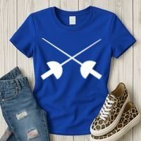 Fencing Saber Epee Fence Gift Women's T-Shirt thumb 3