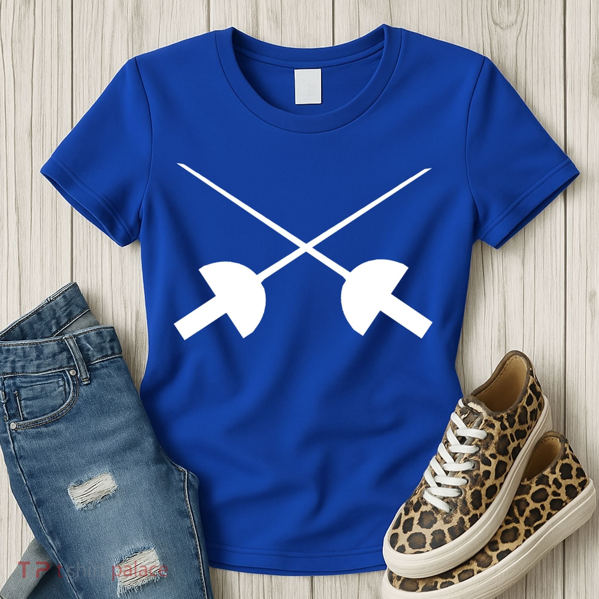 Fencing Saber Epee Fence Gift Women's T-Shirt