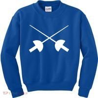 Fencing Saber Epee Fence Gift Kids Sweatshirt thumb 0