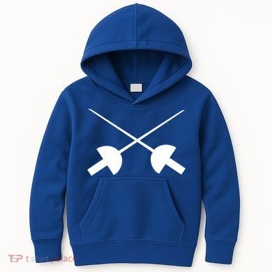 Fencing Saber Epee Fence Gift Kids Hoodie
