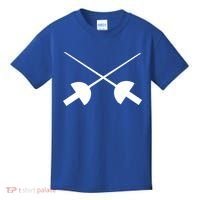 Fencing Saber Epee Fence Gift Kids T-Shirt thumb 0