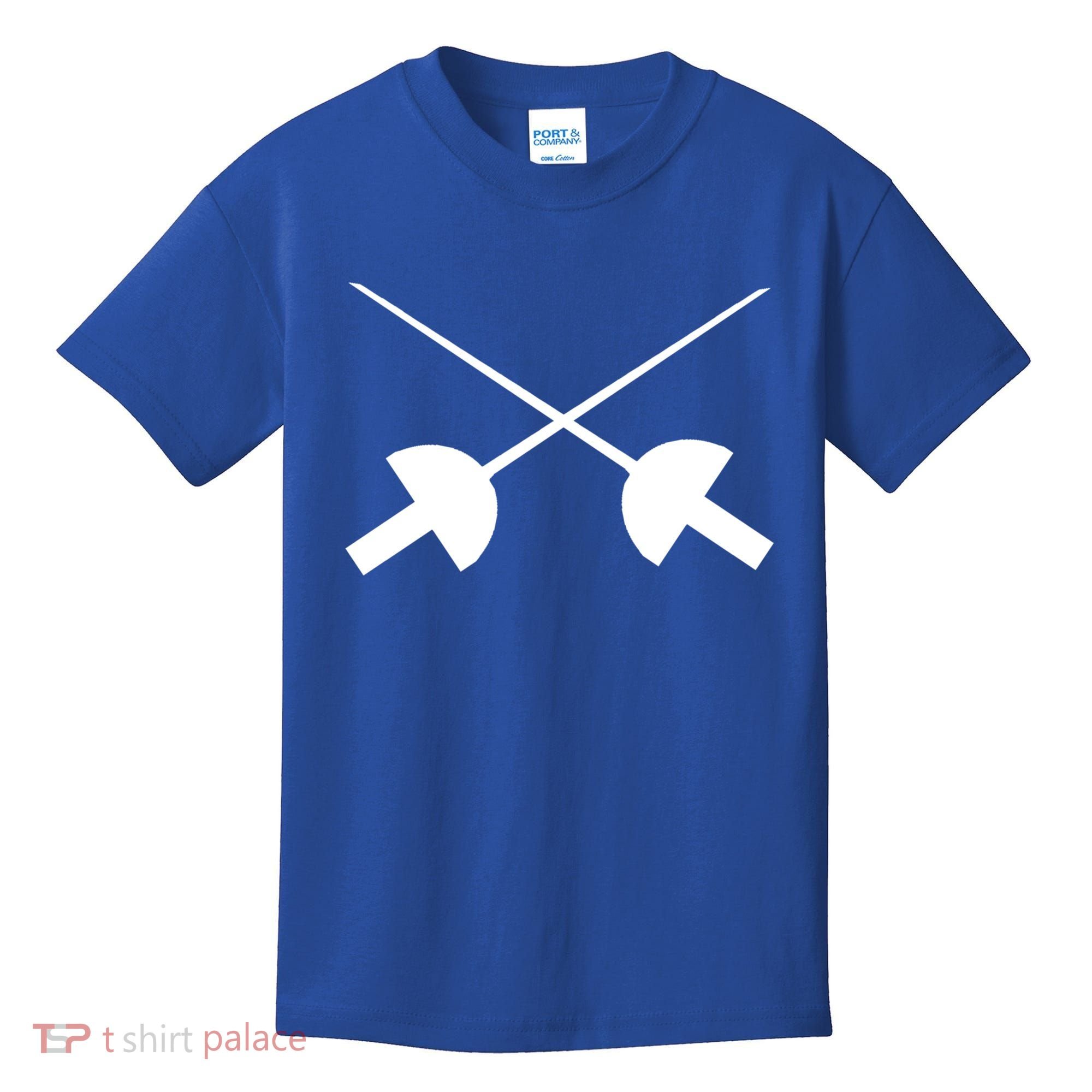 Fencing Saber Epee Fence Gift Kids T-Shirt