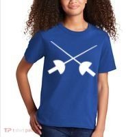 Fencing Saber Epee Fence Gift Kids T-Shirt thumb 2