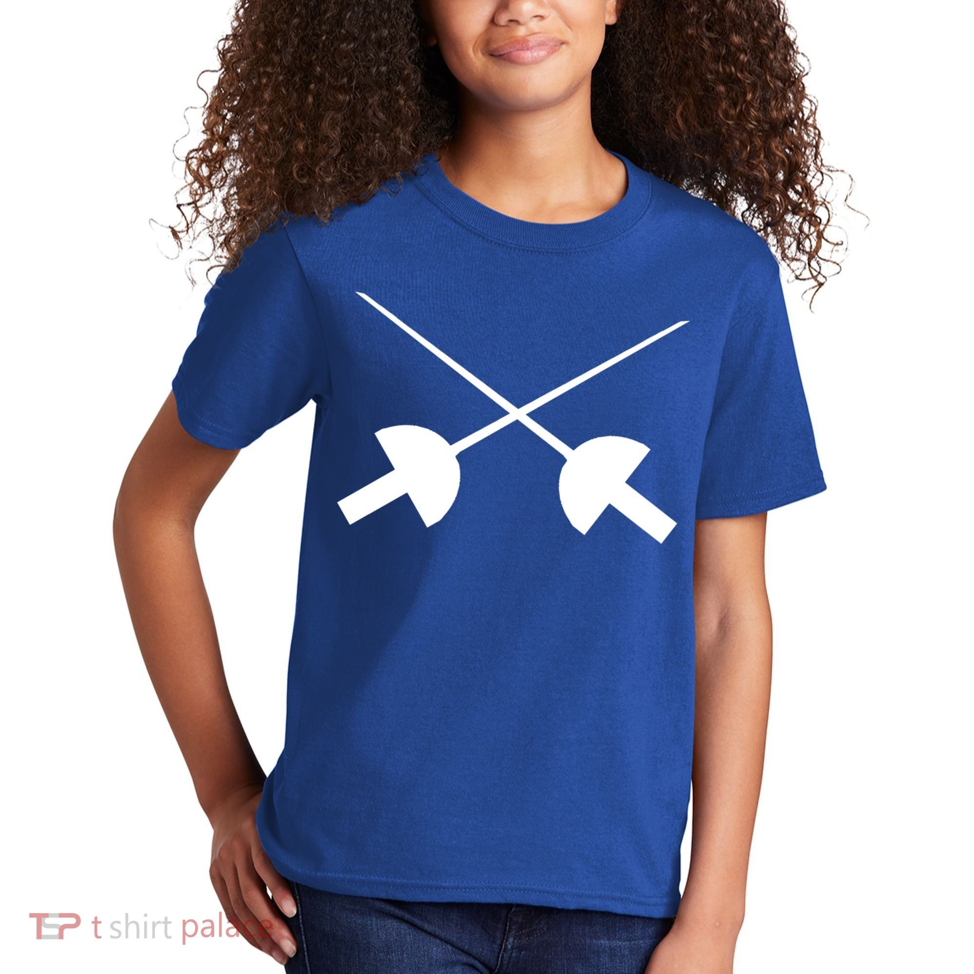 Fencing Saber Epee Fence Gift Kids T-Shirt