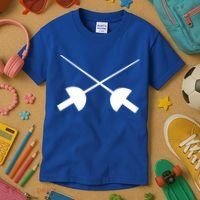 Fencing Saber Epee Fence Gift Kids T-Shirt thumb 3