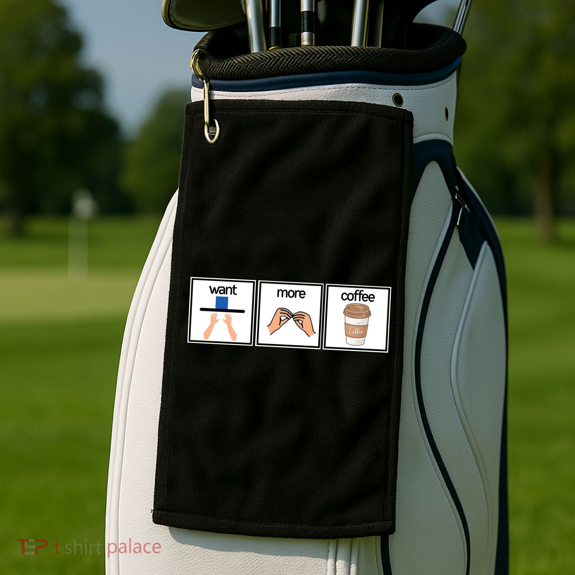 Funny Special Education Teacher Want More Coffee Golf Towel