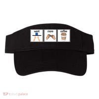 Funny Special Education Teacher Want More Coffee Visor thumb 0
