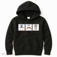 Funny Special Education Teacher Want More Coffee Kids Hoodie thumb 0
