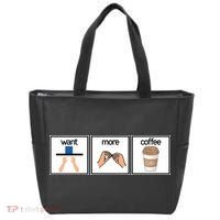 Funny Special Education Teacher Want More Coffee Tote Bag thumb 0