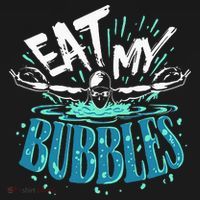 Funny Swimming Eat My Bubbles Swim Swimmer Women's Hoodie thumb 2
