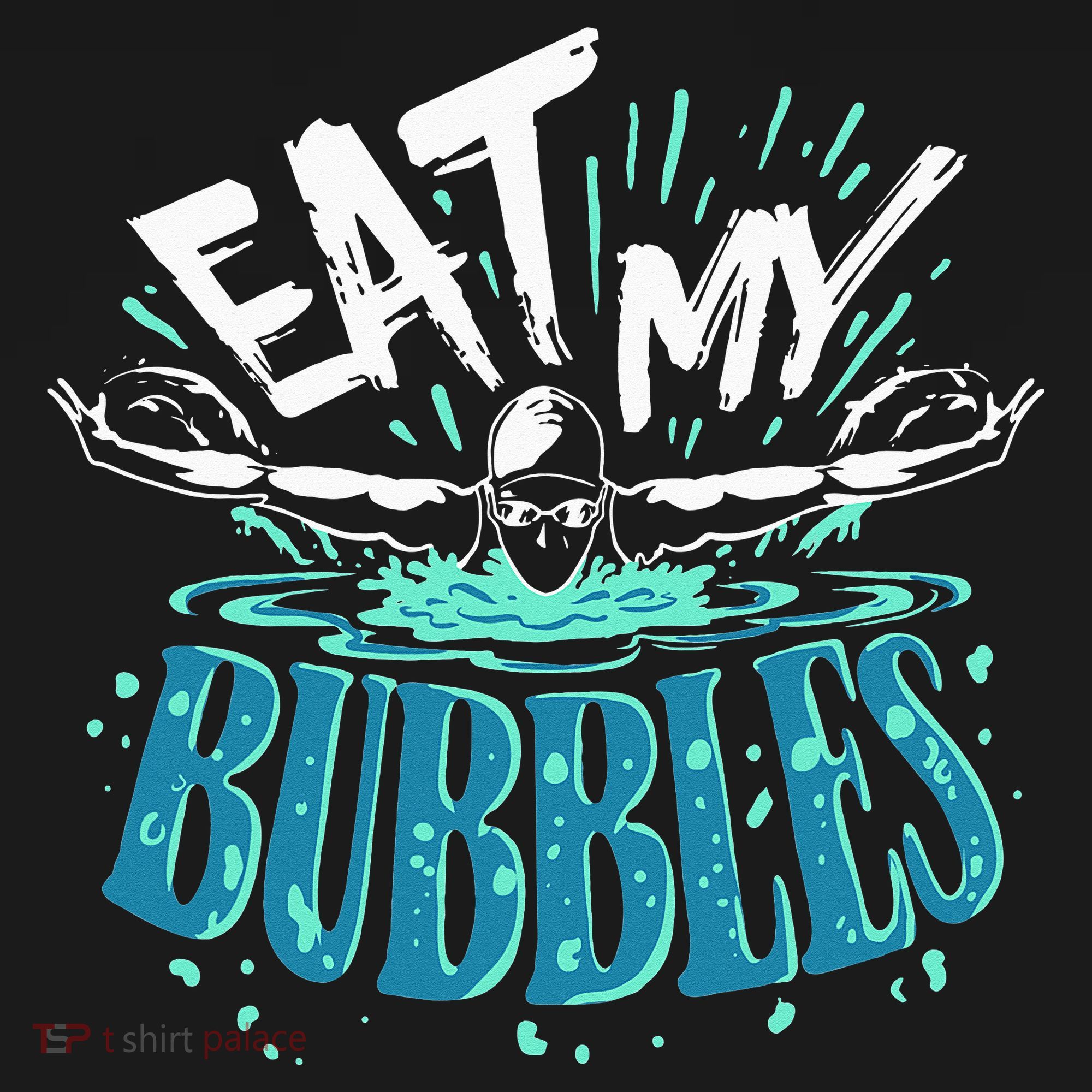 Funny Swimming Eat My Bubbles Swim Swimmer Women's Hoodie