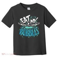 Funny Swimming Eat My Bubbles Swim Swimmer Toddler T-Shirt thumb 0