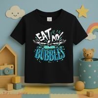Funny Swimming Eat My Bubbles Swim Swimmer Toddler T-Shirt thumb 3