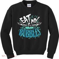 Funny Swimming Eat My Bubbles Swim Swimmer Kids Sweatshirt thumb 0