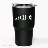 Funny Skiing Evolution Gift For Skiers Tumbler thumb 0