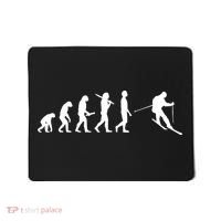 Funny Skiing Evolution Gift For Skiers Mousepad thumb 0