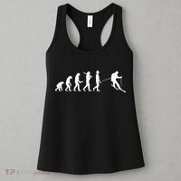 Funny Skiing Evolution Gift For Skiers Women's Tank Top thumb 3