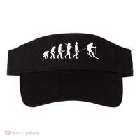 Funny Skiing Evolution Gift For Skiers Visor thumb 0