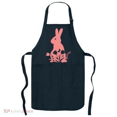 Floral Spring Easter Bunny Apron