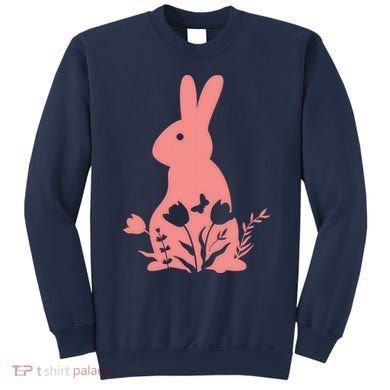 Floral Spring Easter Bunny Sweatshirt