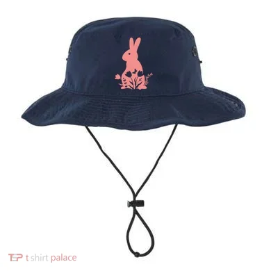 Floral Spring Easter Bunny Bucket Hat