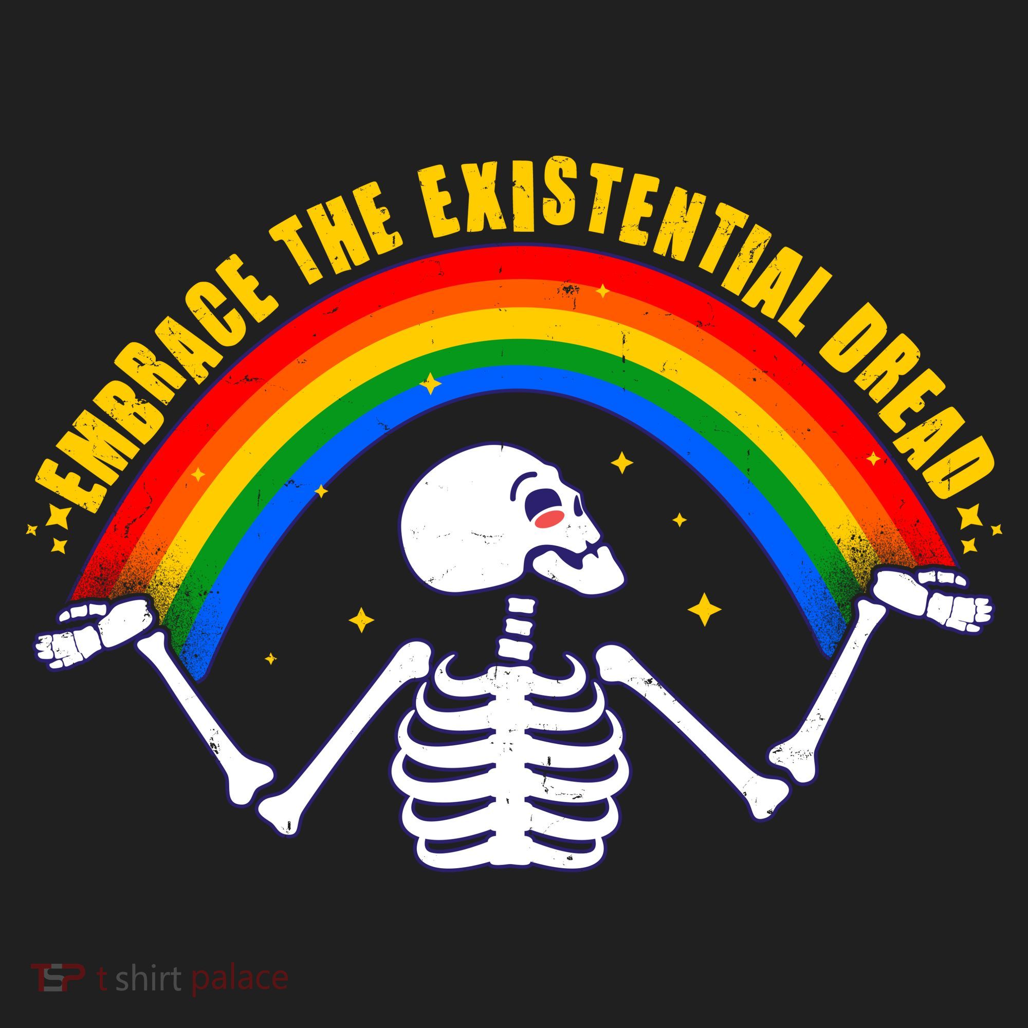 Funny Skeleton Embrace The Existential Dread Women's Sweatshirt