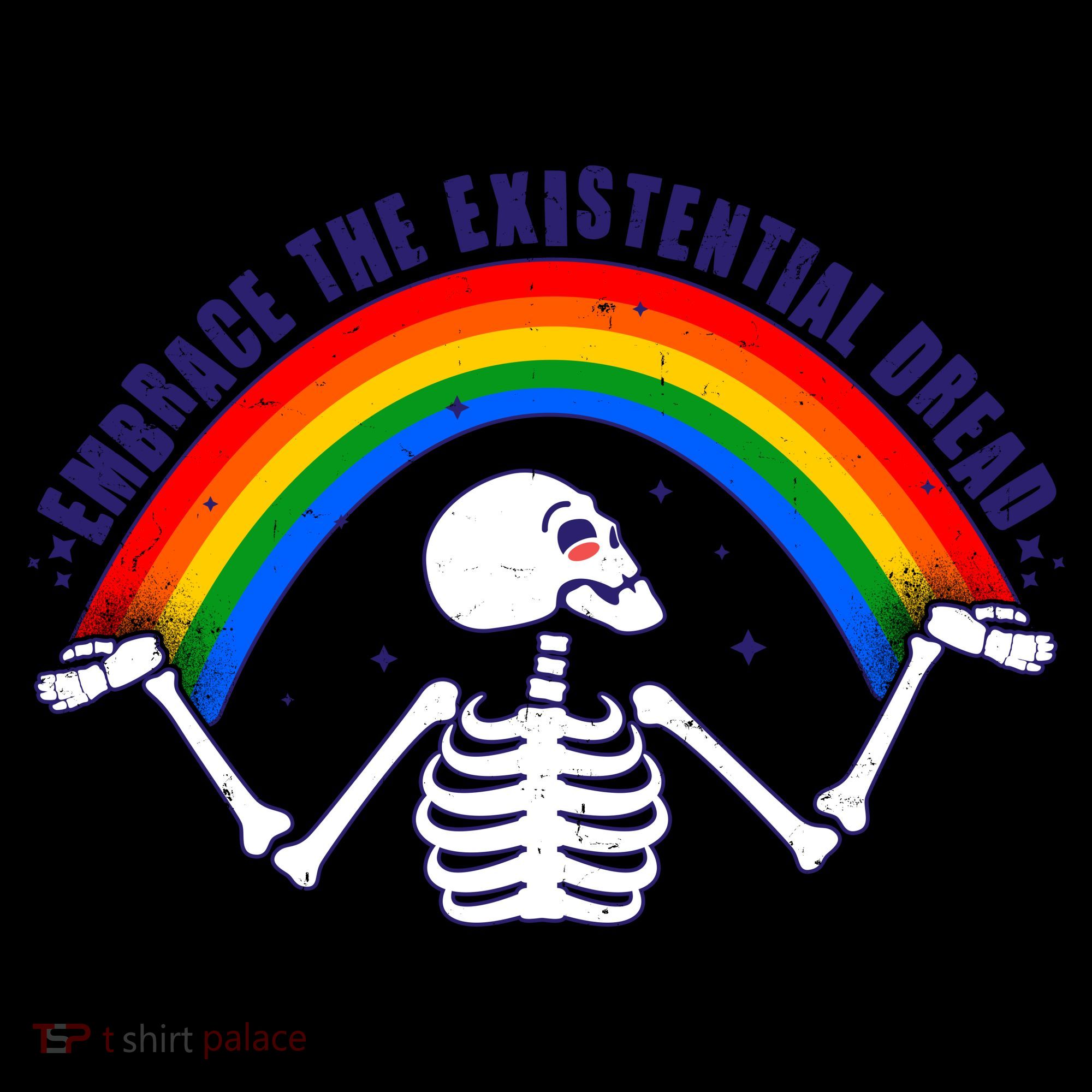 Funny Skeleton Embrace The Existential Dread Coffee Mug
