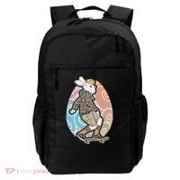 Funny Skateboarding Easter Bunny Rabbit Backpack thumb 0