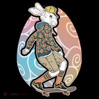 Funny Skateboarding Easter Bunny Rabbit Bucket Hat thumb 4