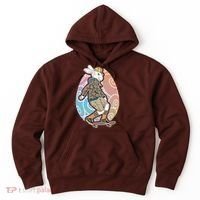 Funny Skateboarding Easter Bunny Rabbit Hoodie thumb 0