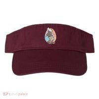 Funny Skateboarding Easter Bunny Rabbit Visor thumb 0