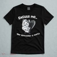 Funny Squirrel Excuse Me Your Birdfeeder Is Empty T-Shirt thumb 5