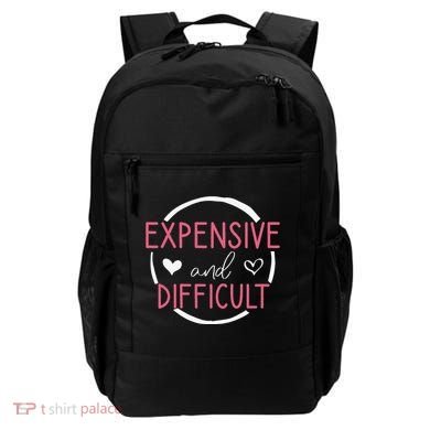 Funny Saying Expensive and Difficult Cute Heart Backpack