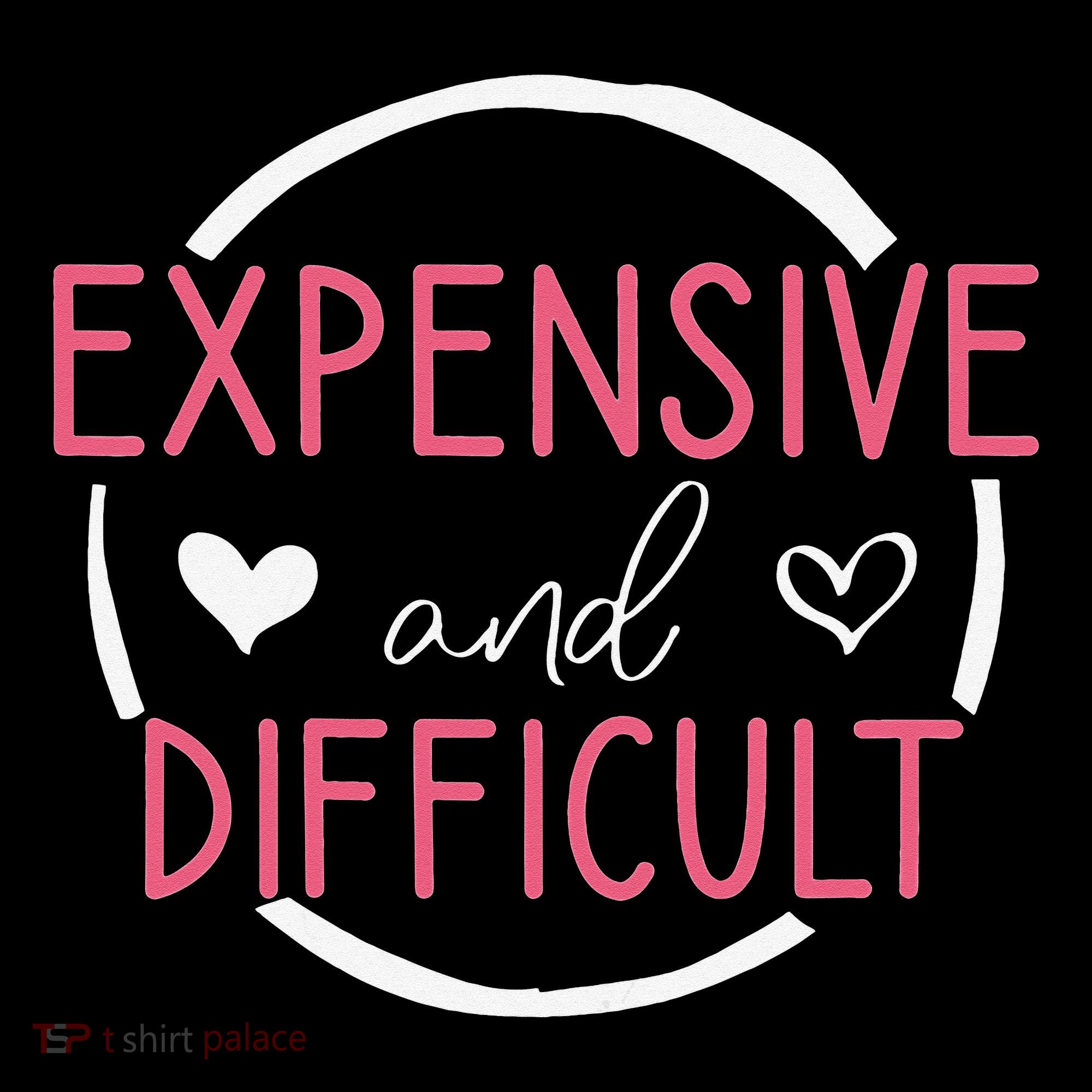 Funny Saying Expensive and Difficult Cute Heart Bucket Hat